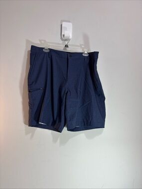 Hawke&Ci Men's Navy Performance Stretch Shorts. 1276
